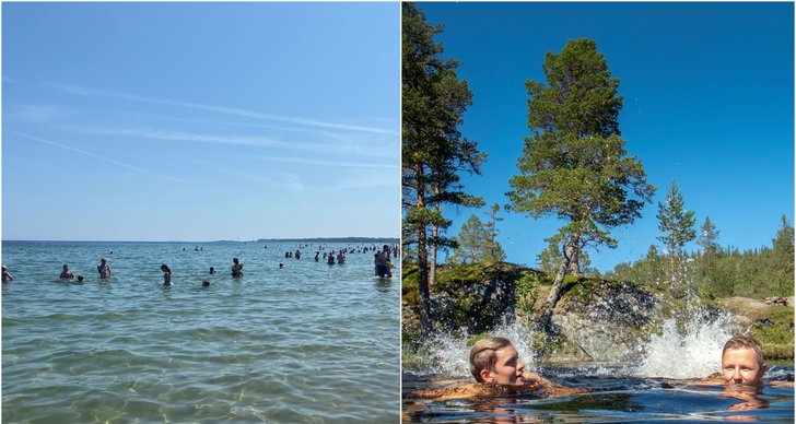 Sommar, Sverige, Bada